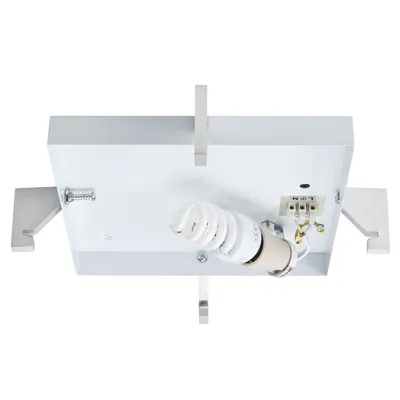 Produktbild von Paulmann WallCeiling DS Modern DL Basis Square 15W E27 Alu gebürstet 230V Metall