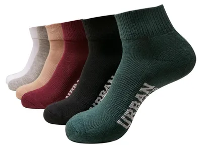 Image de Urban Classics - Chaussettes « High Sneaker » pour hommes (lot de 6) TN607 (35 EU - 38 EU) (hiver)