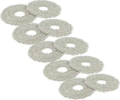 Produktbild von vhbw 10x Wischtuch kompatibel mit Dreame X10 Ultra Wischroboter, Putzroboter - Mopptuch, Wischmopp-Pad - Mikrofasertuch