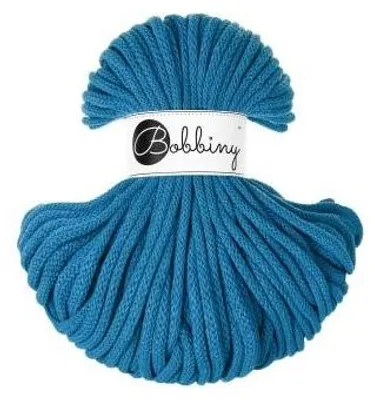 Produktbild von Bobbiny Premium 5 mm 50 m Dopamine Blue Schnur