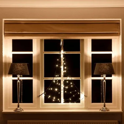 Produktbild von Fairybell Fenster-Weihnachtsbeleuchtung | 125 cm | 60 LED | Warmweiß