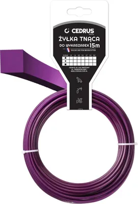 Obrázek produktu pro Řezací linka 3,0/15m k čtvercová fialová PIN006