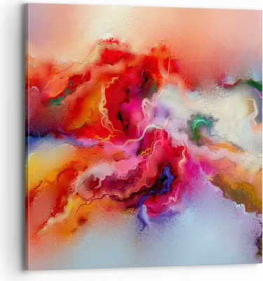 Produktbild von Bild auf Leinwand - Leinwandbild - Abstraktion modern - 70x70cm - Wand Bild - Wanddeko - Wandbilder - Leinwanddruck - Bilder - Kunstdruck - Wanddekoration - Leinwand bilder - Wandkunst - AC70x70-4035
