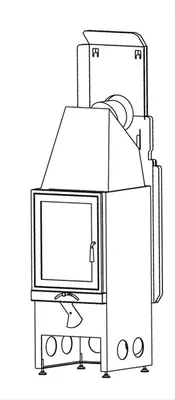Produktbild von Brandschutz-Set für Haas+Sohn Kaminbausatz Roma