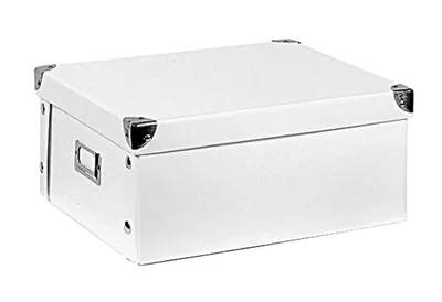 Immagine prodotto di ZELLER PRESENT Aufbewahrungsbox Pappe 31x26x14cm weiß