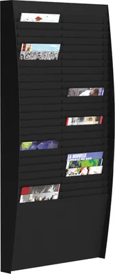 Image de Paperflow Tableau de tri mural V 50F A4V2X25.01 DIN A4 noir