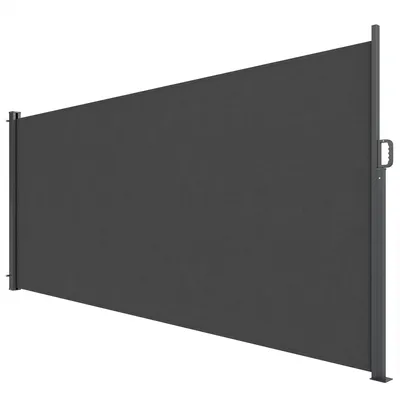 Produktbild von Outsunny Seitenmarkise ausziehbar blickdicht Sichtschutz UV 50+ Wandmarkise
