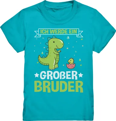 Produktbild von Dinosaurier Großer Bruder Shirt – Swimming Pool / 98/104 (3-4)