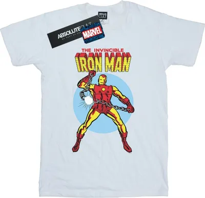 Produktbild von Marvel - "The Invincible" T-Shirt für Herren BI51296 (XXL) (Weiß)