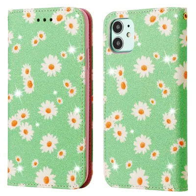 Produktbild von König Design Hülle kompatibel mit Apple iPhone 11 Kunstleder Handyhülle - Handy Case Grün