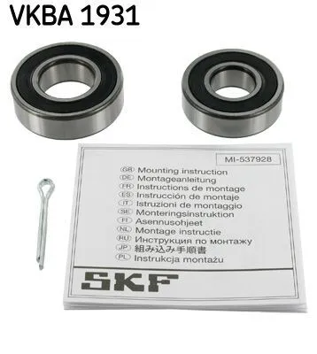 Produktbild von SKF Radlagersatz Hinten für RENAULT ESPACE II (J/S63) VKBA 1406