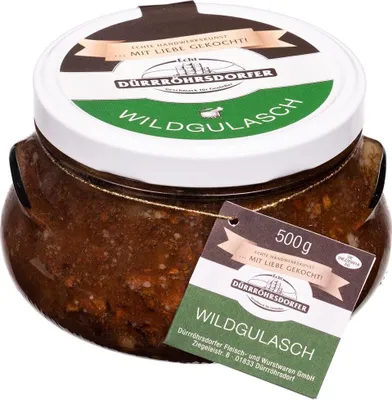 Produktbild von Dürrröhrsdorfer Wildgulasch im Glas
