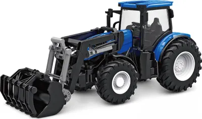 Produktbild von Amewi RC Traktor mit Frontlader         LiIon 500mAh blau/6+