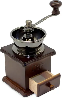 Produktbild von Manuelle Kaffeemühle Retro Kaffeebohnenmühle Handmühle Handkaffeemühle Holz