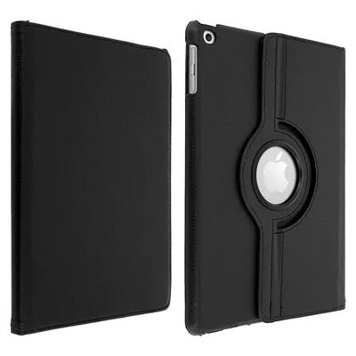Immagine prodotto di custodia protettiva multiangolo per iPad 5 / 6 / Air nera - Supporto ruotabile a 360 gradi