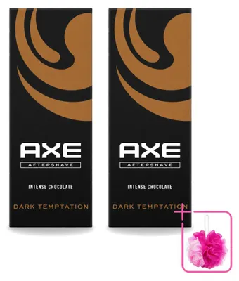 Obrázok produktu pre 2 balenia osviežujúceho balzamu po holení Axe Dark Temptation s vôňou čokolády - 100 ml - výhodná sada - 2 kusy