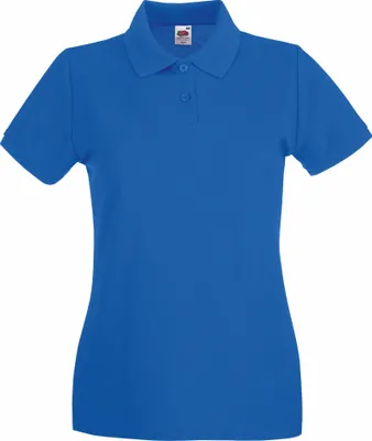 Produktbild von Fruit Of The Loom Damen Lady-Fit Premium Poloshirt BC1377 (XL) (Königsblau)