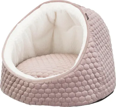 Produktbild von TRIXIE Höhle Livia - altrosa/creme - ø 45 × 33 cm