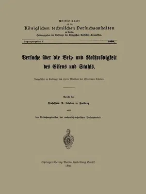 Obrázok produktu pre Versuche über die Beiz- und Rostsprödigkeit des Eisens und Stahls