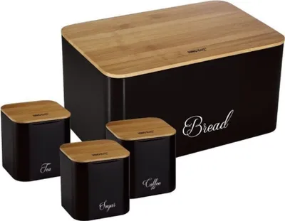 Produktbild von Brotkasten Mit Küchenbehälter Set Kinghoff Kh-1586