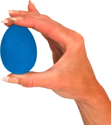 Produktbild von Squeeze Egg Handtrainer Fingertrainer Unterarmtrainer Antistressball stark BLAU