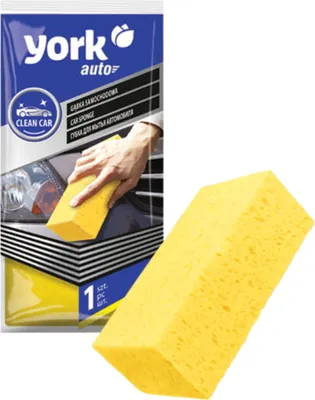 Zdjęcie produktu dla York Auto Clean Car Gąbka Samochodowa Do Mycia Auta 1szt.
