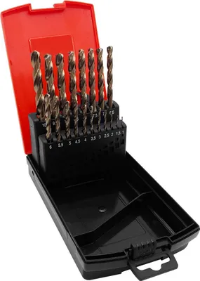 Produktbild von PAULIMOT HSS-Co5 Spiralbohrer-Set 19-tlg. nach DIN 338 in RoseBox