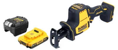 Imagen del producto de Sierra de sable sin cable DeWalt DCS 369 D1 Sierra de sable 18 V sin escobillas + 1x batería 2,0 Ah + cargador
