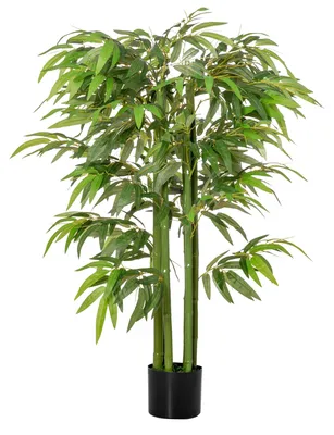 Zdjęcie produktu dla Sztuczna roślina bambusowa 140 cm w doniczce, dekoracja