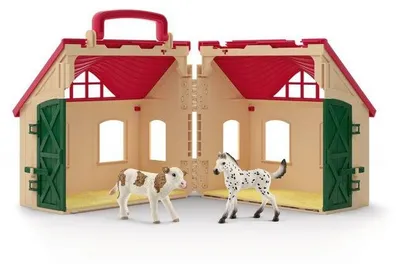Produktbild von Transportbox für Pferde, mit 2 Figuren, Schleich 72340, Horse Club