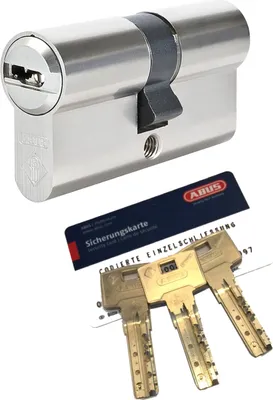 Produktbild von ABUS Bravus.4000 Doppelzylinder mit BZD u. N+G, Länge (a/b) 35/40mm (c=75mm), mit 3 Schlüssel, nach DIN EN1303, Angriffswiderstandsklasse D, RC2/RC3 Level geeignet