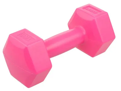 Obrázek produktu pro Vinylová činka LIFEFIT® 1 x 1 kg, růžová