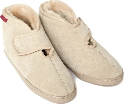 Produktbild von Hausschuhe Lammfell Typ "Athen", beige, 41