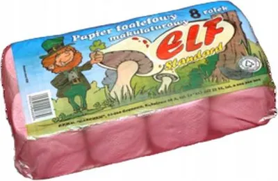 Zdjęcie produktu dla Papier toaletowy kolorowy ELF 8 rolek