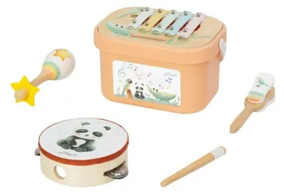 Image de EliNeli Instruments de musique enfant en boîte pastel
