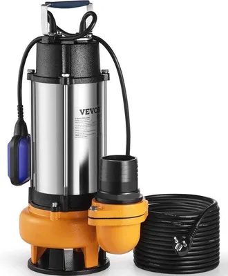 Image de Pompe submersible avec interrupteur à flotteur - Pompe double 2200 W IPX8 pour le jardin et la maison