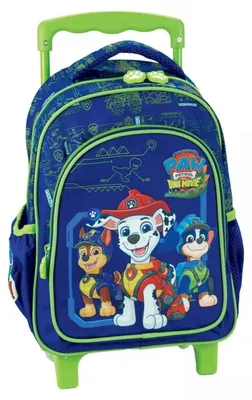 Produktbild von Paw Patrol Dino Movie rollender Kindergarten-Rucksack, Tasche 30 cm