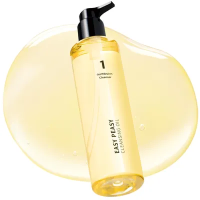 Produktbild von numbuzin Nr.1 Reinigungsöl | Easy Peasy Reinigungsöl | Gesichtsreiniger, Make-up-Entferner, porentiefereiningung, entfernt Mitesser, nicht beschwerend | koreanische Hautpflege | 200 ml