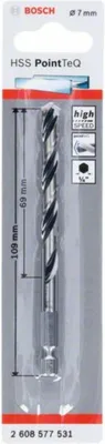 Image de HSS PointTeQ Foret hexagonal 7,0 mm