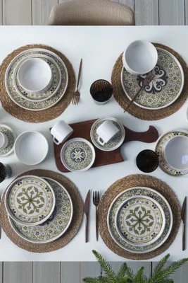 Produktbild von Hermia Concept, X00018879, Tafelservice (20-teilig), Mehrfarbig, 100 % KERAMIK-STEINZEUG, 8 cm