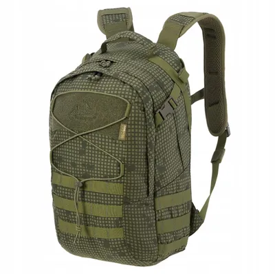 Zdjęcie produktu dla Plecak EDC 21L Helikon-Tex Cordura 500D Outdoor Bushcraft Trekking Hiking MOLLE System wygodny, wytrzymały dla mężczyzn - Desert Night Camo