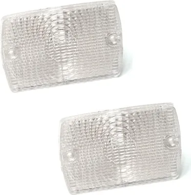 Obrázok produktu pre 2 biele smerovky v mriežke biele smerovky Jeep Wrangler YJ Bj 87-95