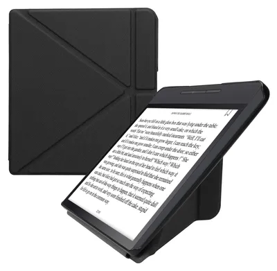 Produktbild von kwmobile Schutzhülle für Kobo Forma Hülle - Kunstleder Case - eReader Klapphülle mit Auto Sleep Funktion - Cover mit Ständer - Schwarz