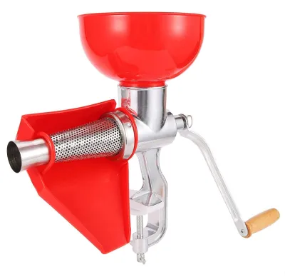Manuelle Saftpresse, Aluminium, für Tomaten & Obst, 0,6 l