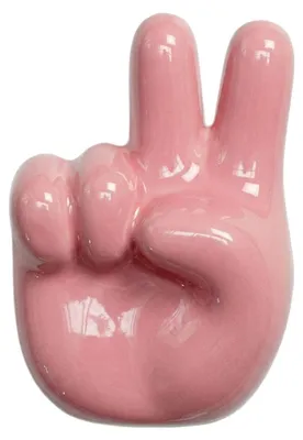 Produktbild von Rosa Peace - Handtuchhaken aus Keramik für Heizkörper, Handtuchheizkörper und Wand
