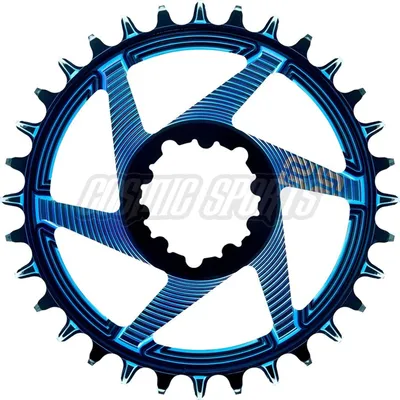 Produktbild von e*thirteen Helix R Guidering SRAM 3-bolt Direct Mount Kettenblatt, Boost 52mm/Offset 3mm, 32 Z.,