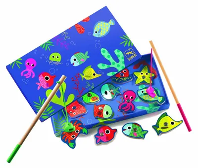 Produktbild von Djeco-Angelspiele: Bunte Fische
