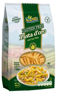 Produktbild von Makaron bezglutenowy rurka skośna Sam Mills 500 g