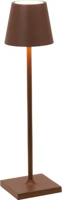 Produktbild von Zafferano Tischleuchte POLDINA MICRO MATT CORTEN braun Ø7x28cm