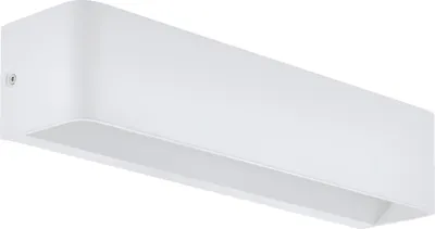 Produktbild von EGLO LED Wandlampe Sania 4, 1 flammige Wandleuchte, Minimalismus, Wandstrahler innen aus Aluminium, Wohnzimmerlampe, Flurlampe in Weiß, L 36,5 cm